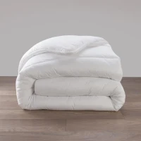 DODO Couette tempérée 300gr/m² 140x200 cm - Protection anti punaise, anti acarien - Blanc - Fabriqué en France(m-2)