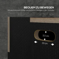 SPORTNOW Plyo-box/springbox, robuust, 61 x 51 x 41 cm, zwart, greep 10x3,5 cm, tot 120 kg(m-5)