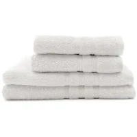2 Serviettes de bain TODAY 50x90 + 2 Draps de bain 70x130 cm 100% Coton - Craie(m-3)