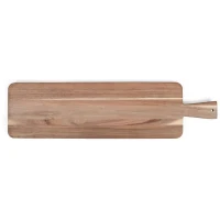Maxi planche apéritive - LIVOO - MES151 - Bois acacia FSC - 75 x 19,5 cm - Pieds en bois(m-1)