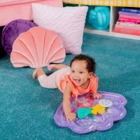 DISNEY BABY -ARIEL- Tapis d'eau pour bébé, jeu sensoriel et d'éveil?, gonflable, facile a nettoyer, pliable, jouets des la naissance(m-3)