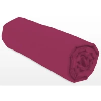 Drap-housse - LOVELY HOME - LH71607 - 180x200+35 cm - Fuchsia(m-1)
