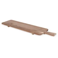 Maxi planche apéritive - LIVOO - MES151 - Bois acacia FSC - 75 x 19,5 cm - Pieds en bois(m-2)