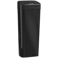 HOMCOM 50L Stainless Steel Sensor Bin - Black(m-1)