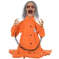 85 cm Dekoracja Halloween, Straszny Więzień z LED i Dźwiękiem(m-1)