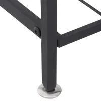 HOMCOM Étagère à vin rack pour bouteilles range-bouteilles capacité 54 bouteilles dim. 63L x 25l x 91H cm métal noir(m-12)