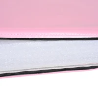 HOMCOM 6FT Polyethylene Foam Folding Exercise Mat w/ Handles Pink(m-4)