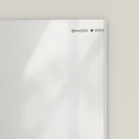 HOMCOM Specchio da bagno 50 x 60 cm Specchio da parete con ripiano, specchio per ingresso, corridoio, Bianco(m-5)