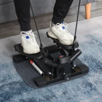 HOMCOM Mini Stepper, Size 45x42x21 cm-Black(m-10)