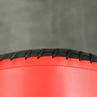 HOMCOM Sac de frappe boxe autoportant punching ball Ø 60 x 180 cm ventouses antidérapantes amortisseurs noir rouge(m-7)