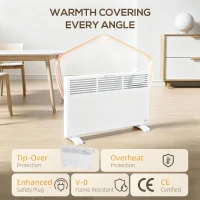 HOMCOM 1500W Convector Heater - White(m-6)