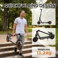 SPORTNOW Foldable Electric Scooter with 350W Motor, Up to 25km/h(m-7)