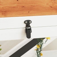 PawHut Casa per tartarughe, recinto a 2 livelli, porta lampada, Arancione(m-5)