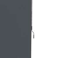 Outsunny Toldo Vertical Exterior 200x305 cm Pantalla de Privacidad Enrollable Ajustable con Manivela Protección UV 40+ Gris(m-9)