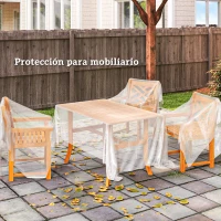 Outsunny Cubierta de repuesto para invernadero de Polipropileno 6x10 m para Huerto Plantas Agricultura Jardín Transparente(m-6)