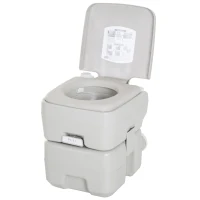 Homcom WC Camping à Double Réservoir en Plastique 111 x 47 x 145 cm(m-11)