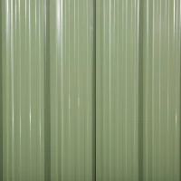 Outsunny Casetta da Giardino Porta Utensili in Lamiera di Acciaio, Capanno da Giardino in Acciaio con Porte Scorrevoli, 143x89x186cm, Verde Chiaro(m-8)