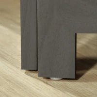 HOMCOM Biombo interior 4 Painéis 160 x 170 cm 3 prateleiras Dobráveis separador de ambiente Portas de ripas Madeira de Paulownia(m-5)