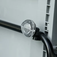 HOMCOM Reboque para bicicleta com caixa de armazenamento removível e dobrável de 65L, carga máxima de 40KG(m-4)