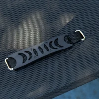 HOMCOM Andador dobrável com assento e encosto 4 rodas dobrável ajustável com bolsa de arrumação travões de mão azul e preto(m-5)