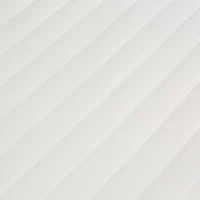 HOMCOM Folding Bed with Mattress, Single Guest Bed, Portable Fold Bed with Adjustable Backrest, Metal Frame on Wheels, White, 190 x 76 cm(m-13)