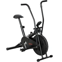 SPORTNOW Exercise Bike with Adjustable Seat, LCD Display for Home Gym(m-11)