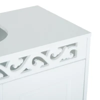 HOMCOM Bathroom Under Sink Storage Cabinet 2 Door Wooden Cupboard Vanity Units(m-6)