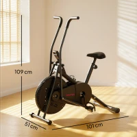 SPORTNOW Exercise Bike with Adjustable Seat, LCD Display for Home Gym(m-3)
