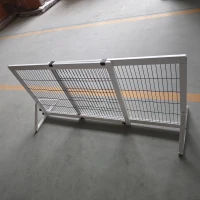 PawHut Barreira de segurança para cães barreira de proteção de 2 painéis largura ajustável 101-181 cm em madeira aço branco(m-1)