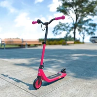 HOMCOM Electric Scooter for Kids 6+, Foldable E Scooter, Up to 8 KM/H, Maximum Range 6 KM, Adjustable Height, Pink(m-9)