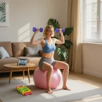 HOMCOM Set 4 Manubri Multiusi Esagonali da 20 kg Totali in Acciaio e PU da 1 a 4kg, Multicolore(m-8)