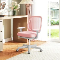 Vinsetto 44-56cm Mesh Back Office Chair - Pink(m-8)