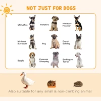 PawHut Dog Playpen, Puppy Pen, Eight-Panel Metal Fence, for Small Dogs, Indoors, Outdoors - Black(m-5)