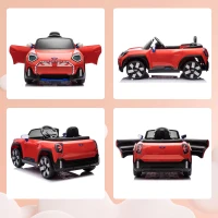 AIYAPLAY Coche Eléctrico para Niños de +3 Años MINI Concept Aceman con Bluetooth Mando a Distancia Motor Doble Rojo(m-9)