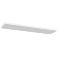 HOMCOM Lot de 4 plafonniers couleur réglable avec interrupteur DIP et mural 3000K/4000K/6000K 120x30x3,7 cm Blanc(m-7)