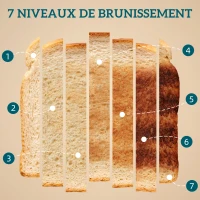 HOMCOM Ensemble bouilloire et grille-pain, bouilloire en acier 1,7 L et 2200 W et grille-pain à 2 tranches, blanc(m-6)