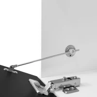 Modern TV Cabinet with 3-Door Storage and Soft-close Hinges, Stand with APP-controlled LED Lighting, 180L x 35W x 30H cm, Black+White(m-6)