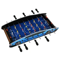 HOMCOM 29 Inch Mini Tabletop Football Foosball Gaming Table  Play Fun Game 74.5L x 36.1W x 12H CM(m-10)