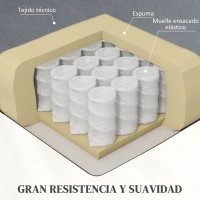 HOMCOM Sillón Levanta Personas con 8 Punto de Masaje Función de Calentamiento Mando a Distancia y Bolsillo Lateral Gris(m-6)