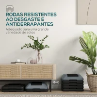 SPORTNOW Step para Fitness Stepper Antiderrapante com Altura Ajustável de 10/15/20/25/30 cm Suporta até 150 kg Cinzento(m-6)
