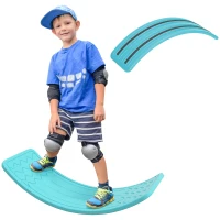 ZONEKIZ Balance Board, Kids Wobble board, for Ages 3-6 Years - Blue(m-10)