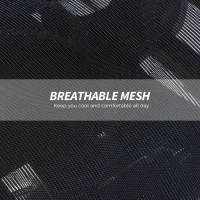 HOMCOM Ergonomic Office Chair, High Back Mesh Desk Chair, Black(m-9)