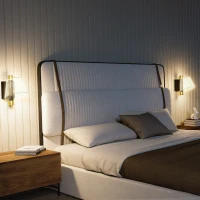 HOMCOM Led Wall Lamp 2 Pack, 5W Modern Indoor Starry Wall Light, Colour Temperature Adjustable 3000K/4000K/6500K, for Bedroom, Living Room, Hallway, Stairs, Black(m-2)