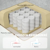 HOMCOM Fauteuil de bureau, chaise bureau ergonomique, hauteur réglable, accoudoirs relevables, 70 x 70 x 114-122 cm, gris(m-5)