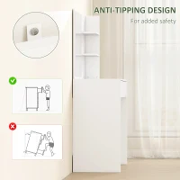 HOMCOM Dressing Table with Mirror and Storage - White(m-6)