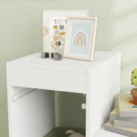 AIYAPLAY Meuble de rangement pour jouets des enfants avec 6 bacs amovibles, 3 niveaux de rangement, 96 x 38,5 x 90, vert(m-9)