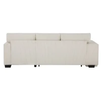 Canapé-lit pliant avec fonction couchage, port de charge USB, tablettes latérales et rangement, 231x131,5x84 cm, Beige(m-12)