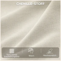 HOMCOM Elektrische relaxfauteuil met ligfunctie, verstelbare rugleuning en hoofdsteun voor woonkamer, crèmewit(m-6)