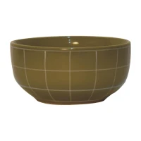 Dahlia 12-Piece Dinner Set for 4 with Smooth Timeless Finish, Ceramic Serveware Ideal for Everyday Use, 25.5L x 25.5W x 3H cm, Olive Green(m-8)