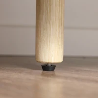 HOMCOM Móvel de TV para Televisão até 50 Polegadas com Portas de Correr Prateleiras Abertas e Orifícios para Cabos 115x40x49 cm Madeira(m-9)